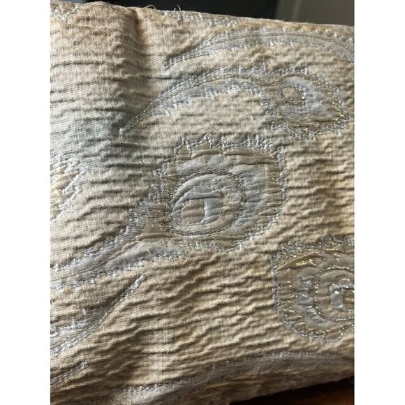 Trina Turk Purse Women 11" Metallic Floral Envelope Luxury Glam Preppy Bridal - Picture 9 of 16